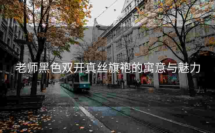老师黑色双开真丝旗袍的寓意与魅力