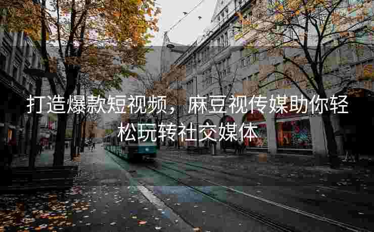 打造爆款短视频，麻豆视传媒助你轻松玩转社交媒体