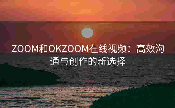 ZOOM和OKZOOM在线视频：高效沟通与创作的新选择